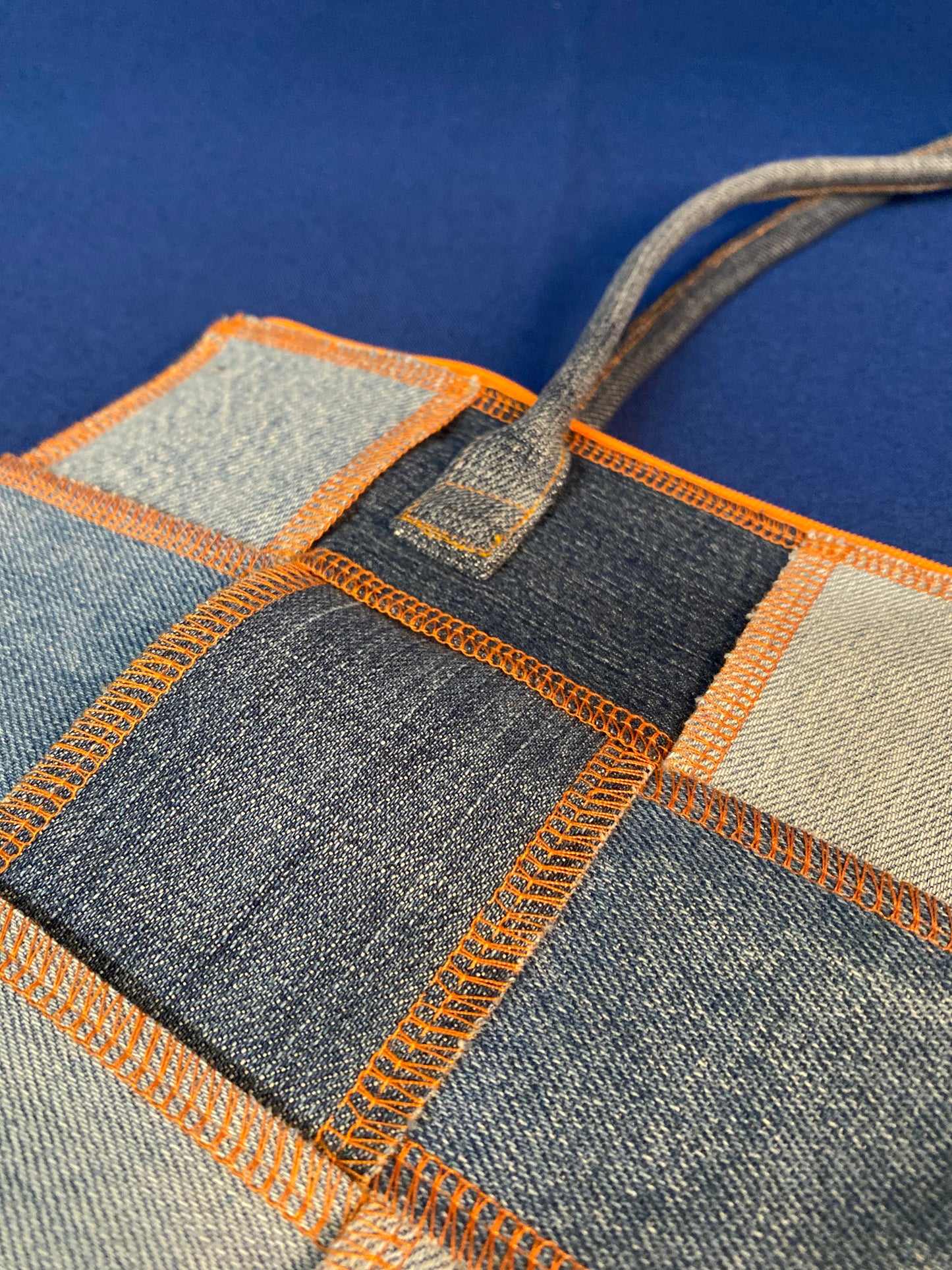 Handtas - Oranje - XL plat