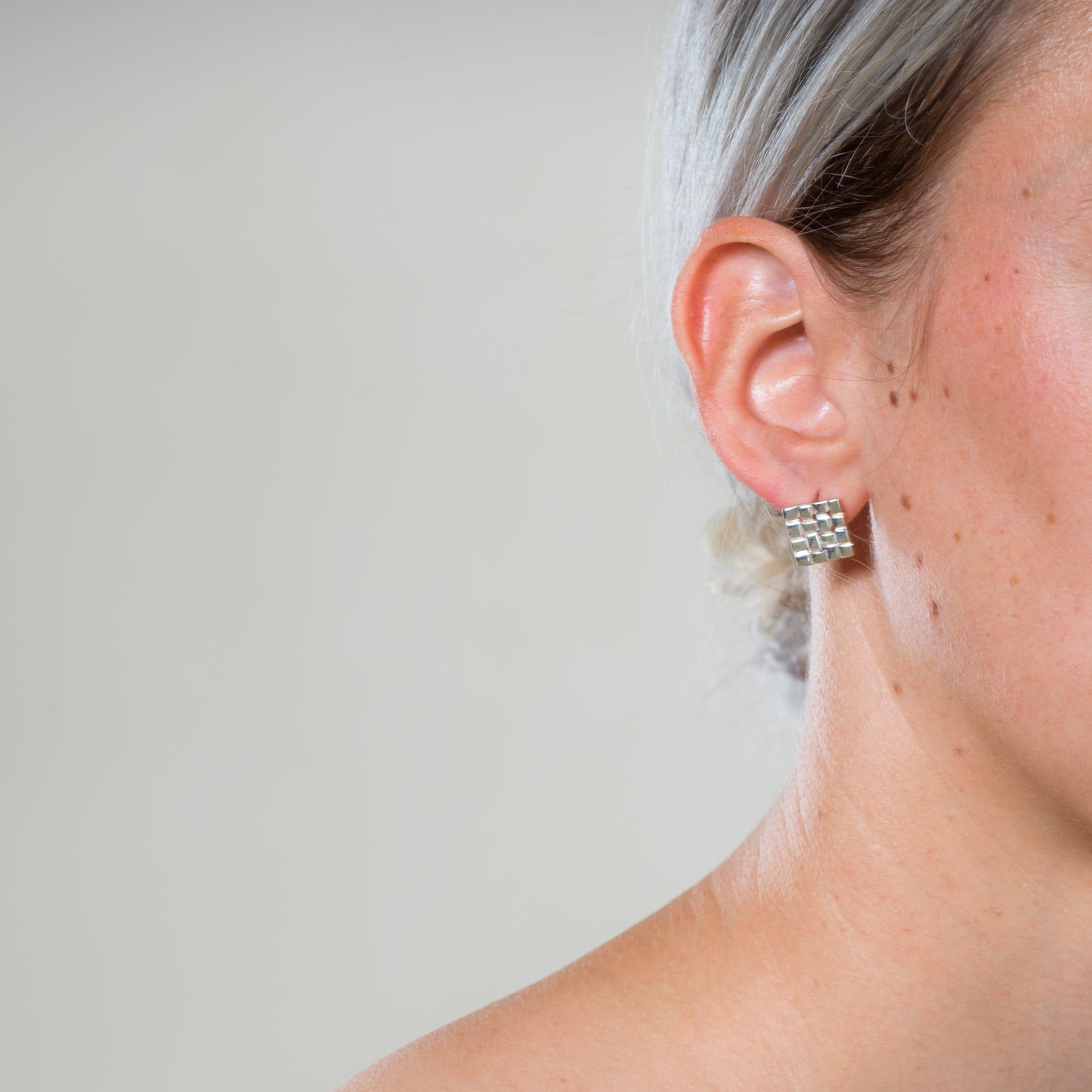 Juweel - Oorringen - Klein vierkant