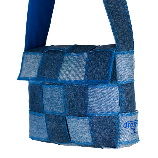 Handtas - BLAUW - Groot 1