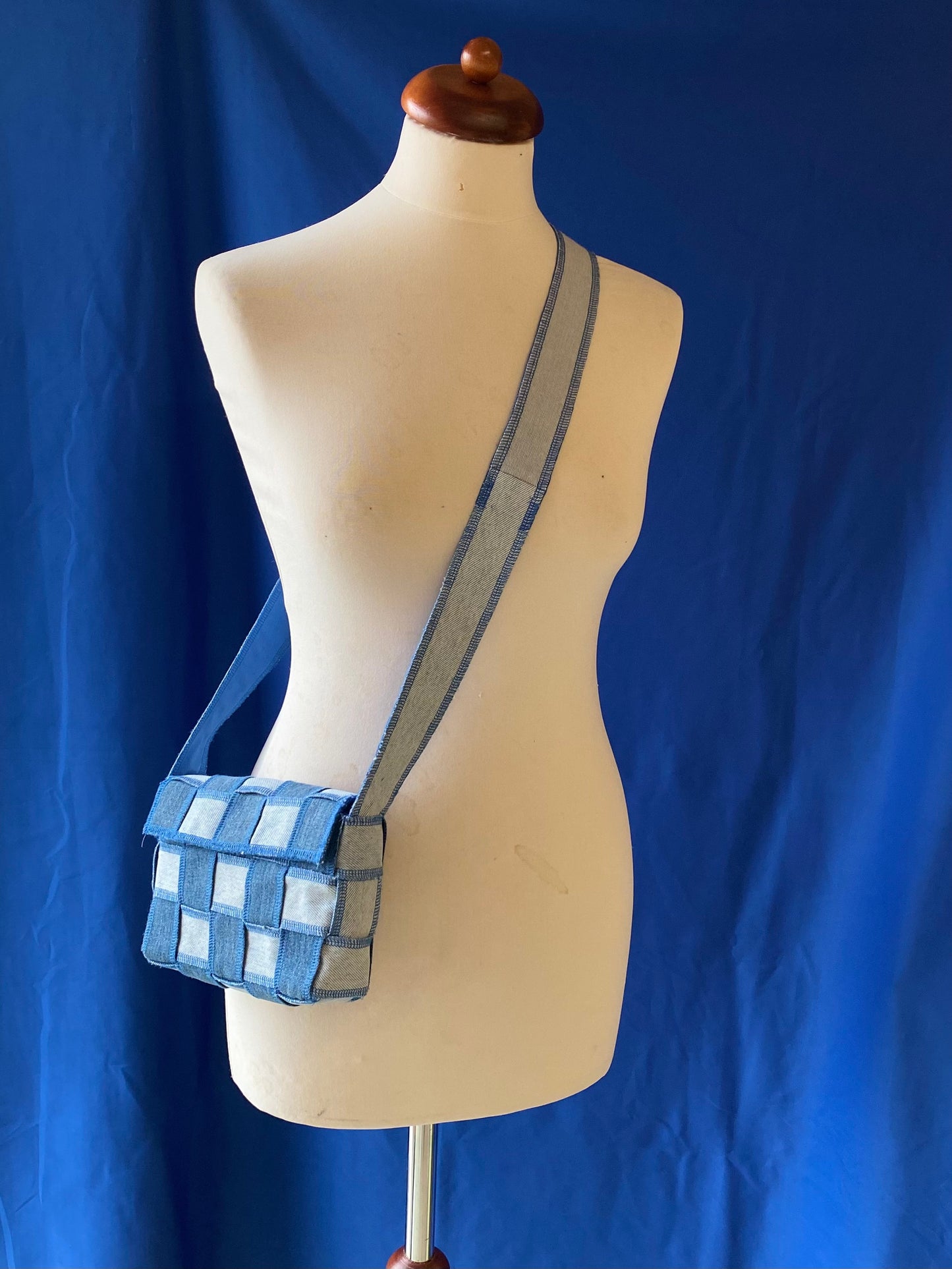 Handtas - BLAUW - Klein 1