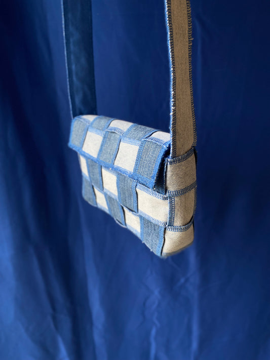 Handtas - BLAUW - Klein 1