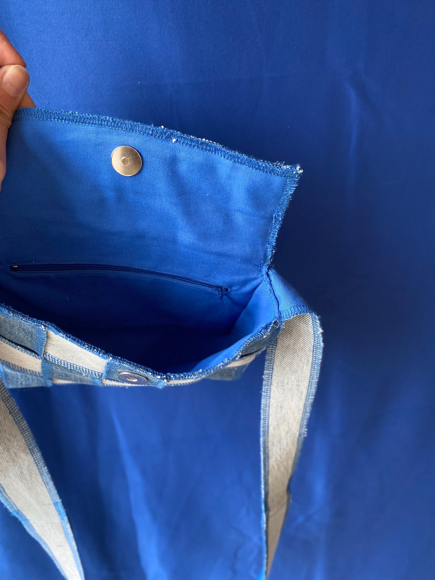 Handtas - BLAUW - Klein 1