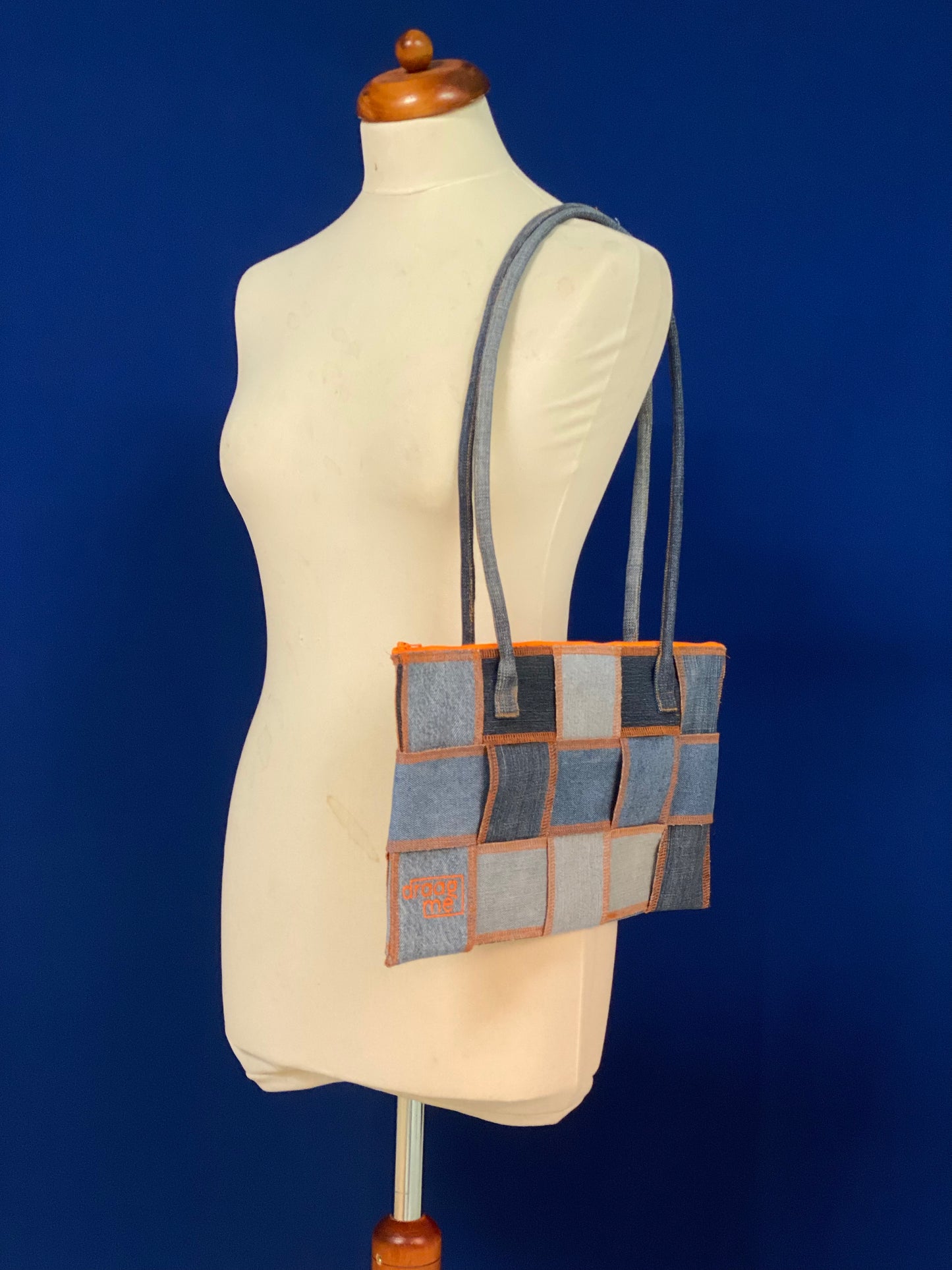 Handtas - Oranje - XL plat