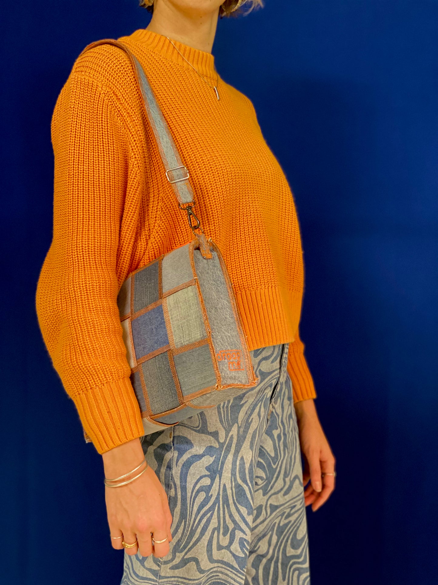 handtas - Oranje - Large