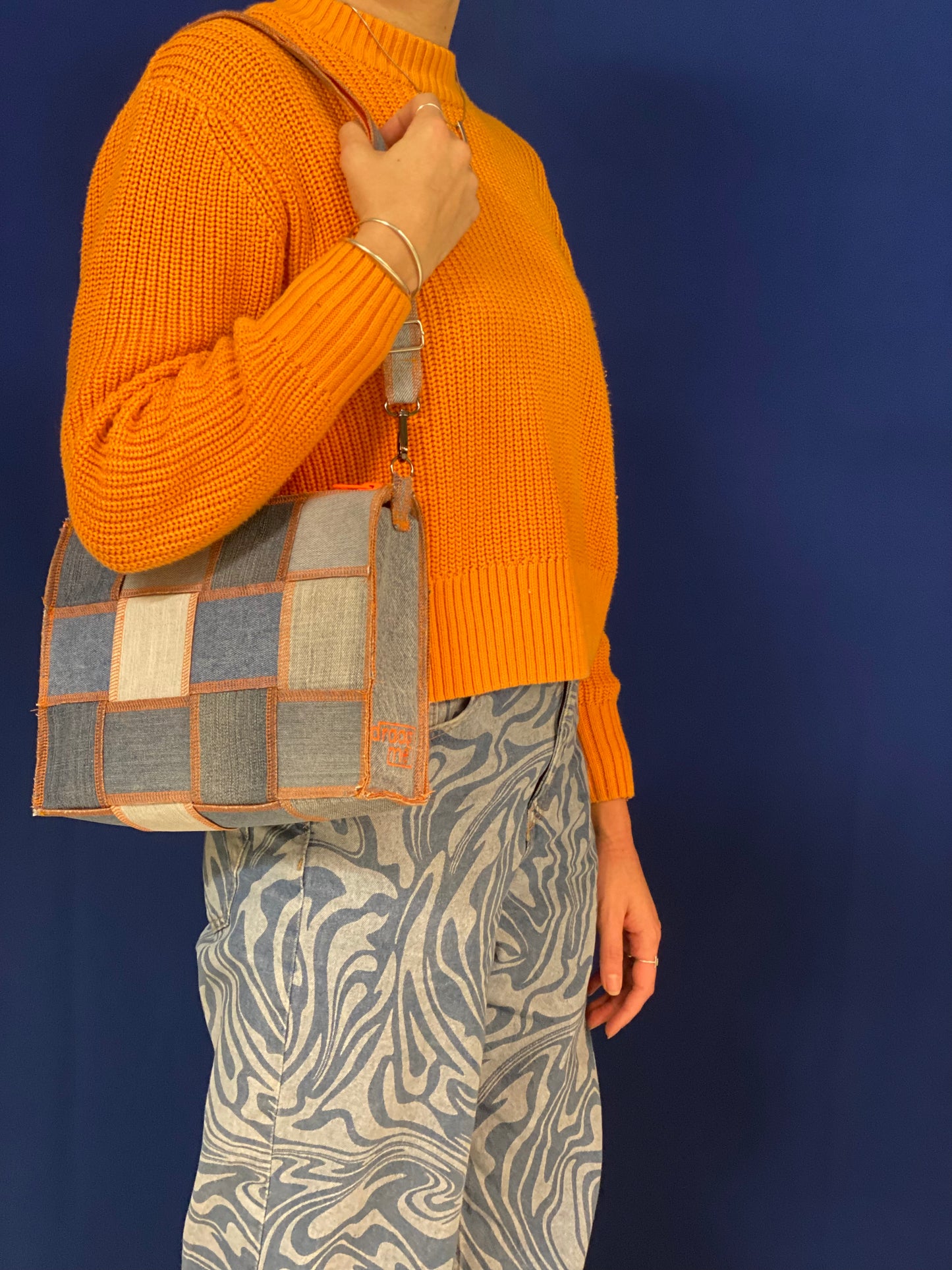 handtas - Oranje - Large