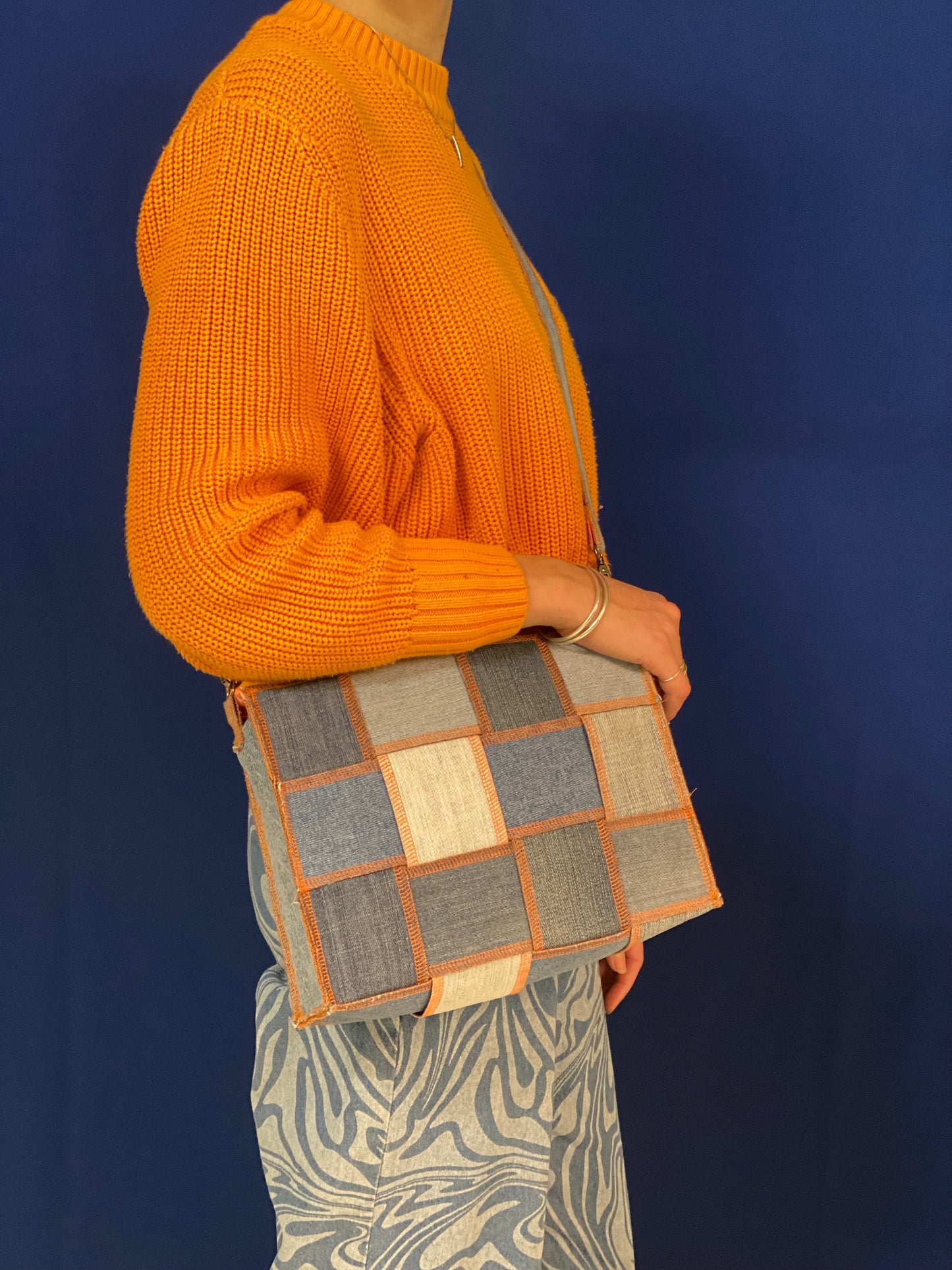 handtas - Oranje - Large