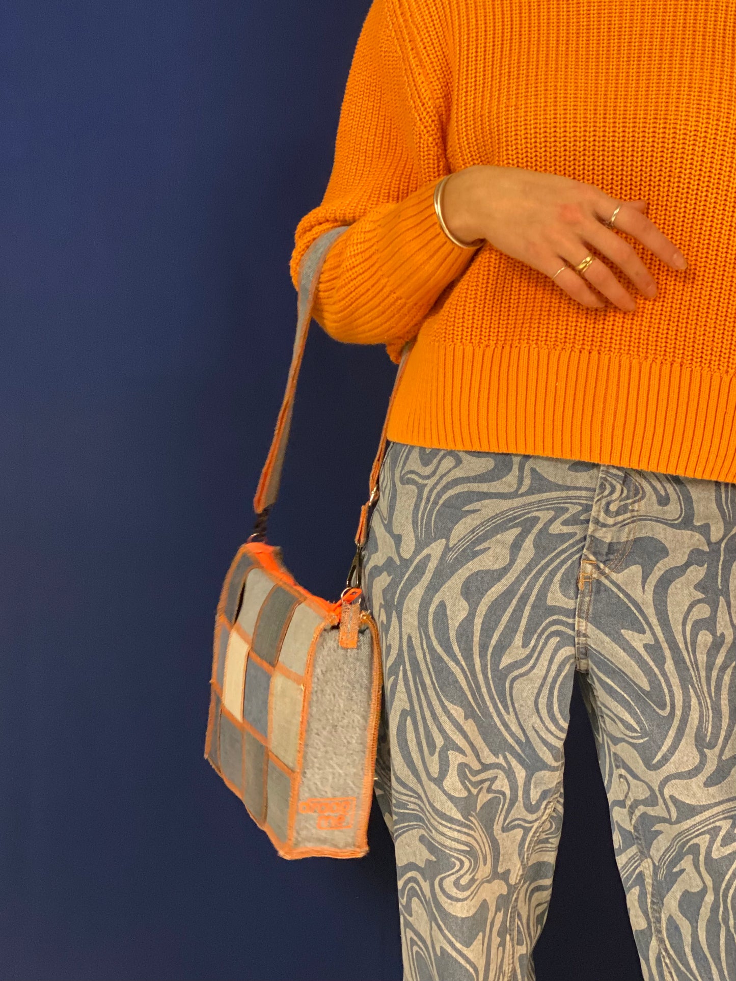 handtas - Oranje - Large