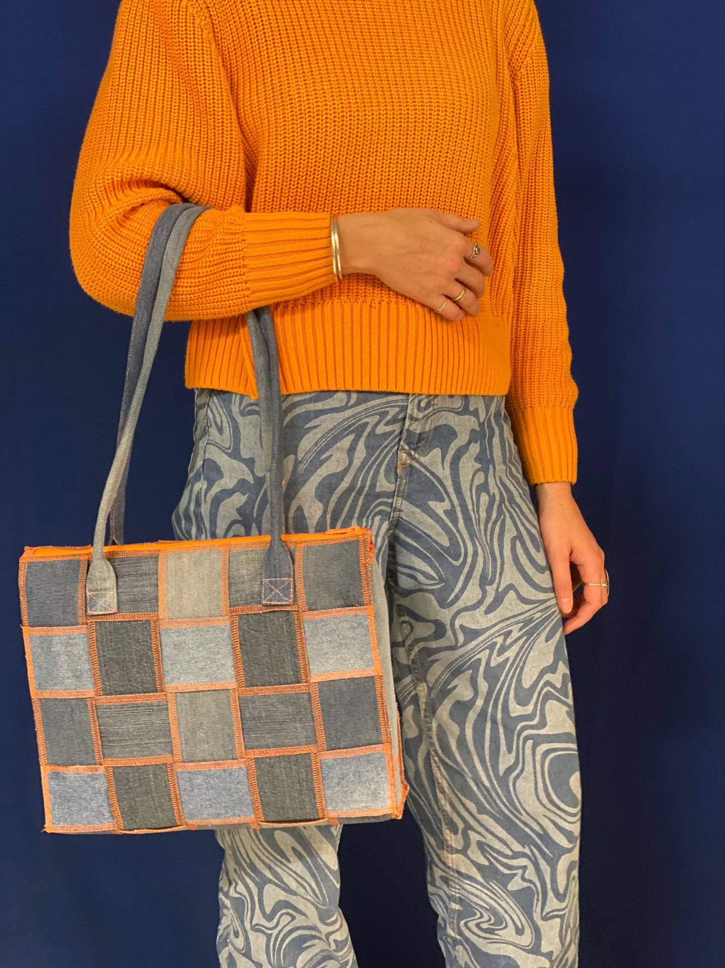 Handtas - Oranje - XL