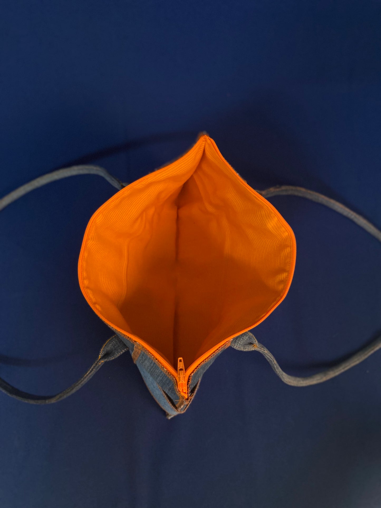 Handtas - Oranje - XL plat