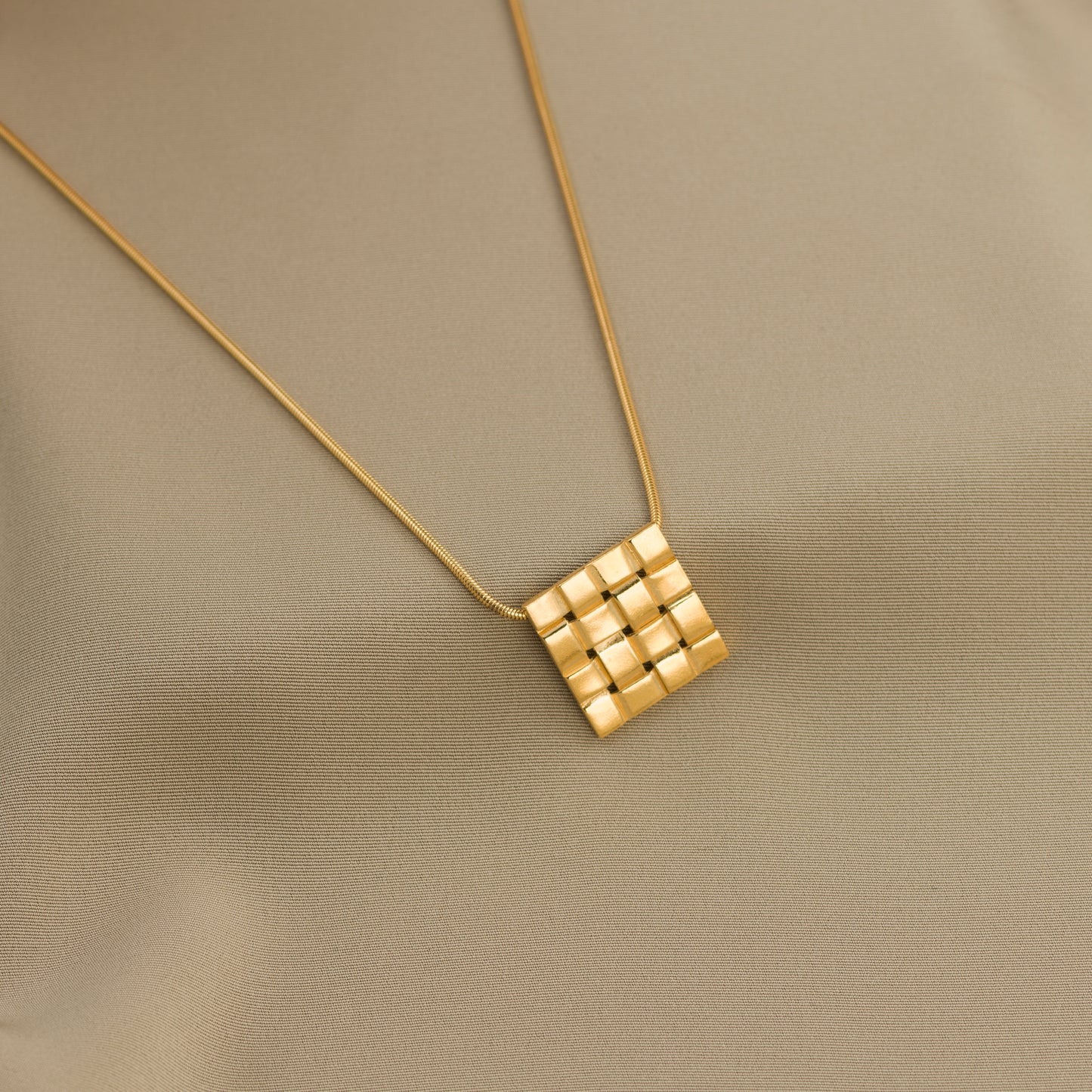 Juweel - Ketting - Vierkant