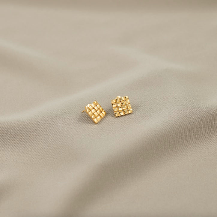 Juweel - Oorringen - Klein vierkant