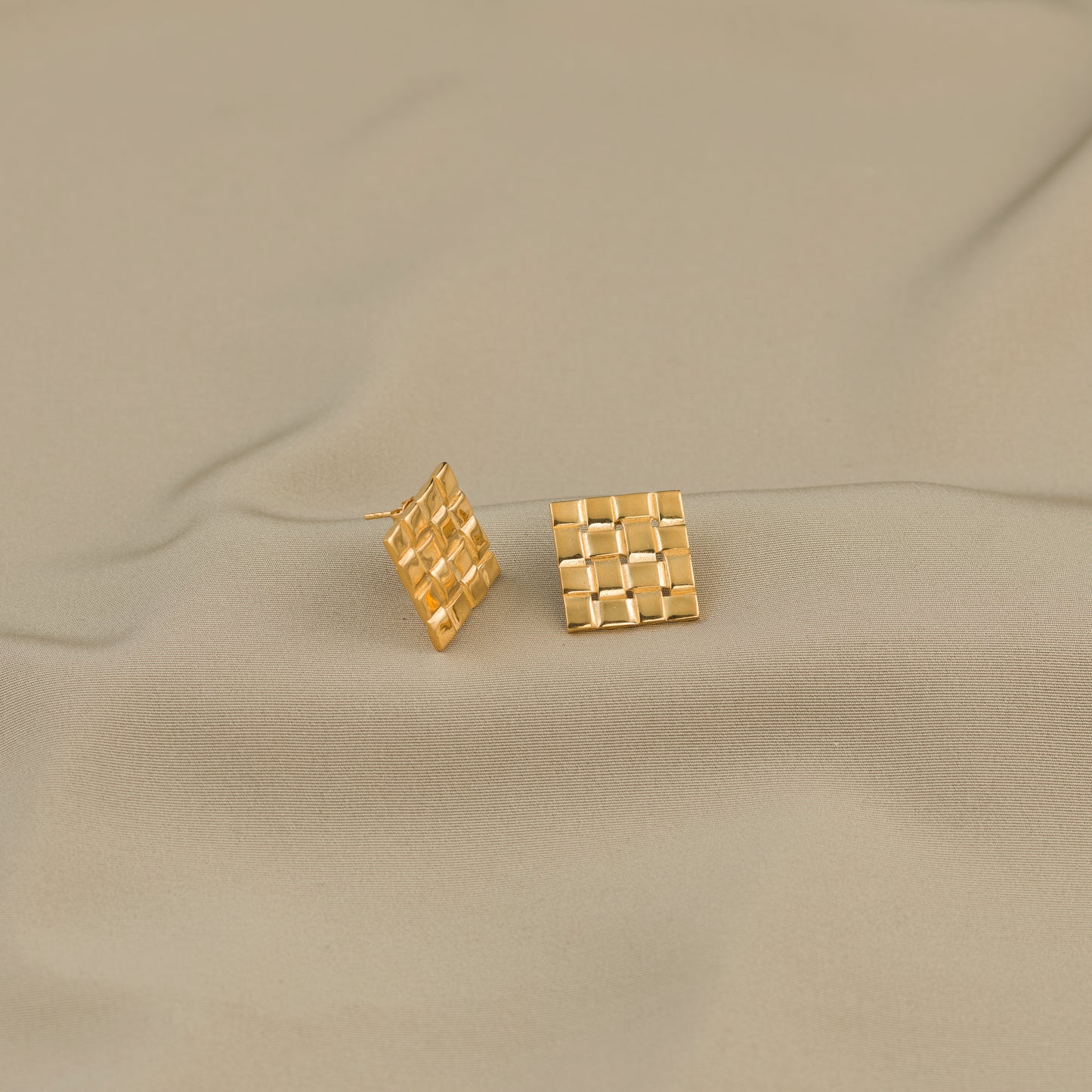 Juweel - Oorringen - Groot vierkant