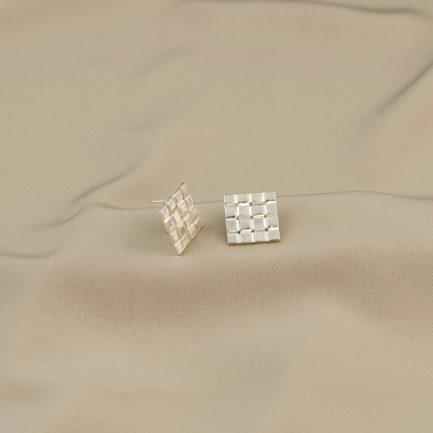 Juweel - Oorringen - Groot vierkant