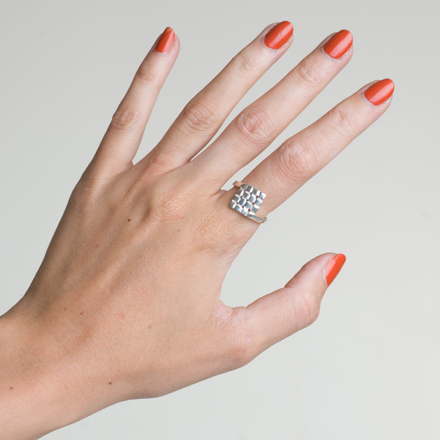 Juweel - Ring - Klein vierkant