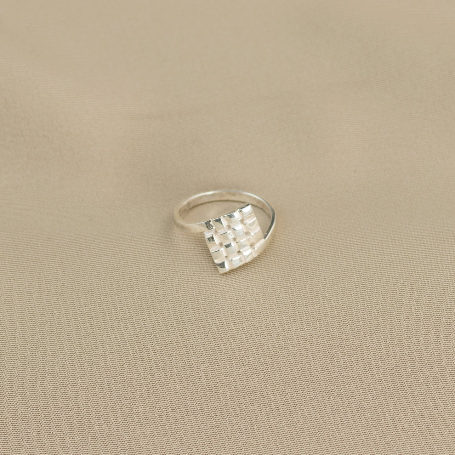 Juweel - Ring - Klein vierkant