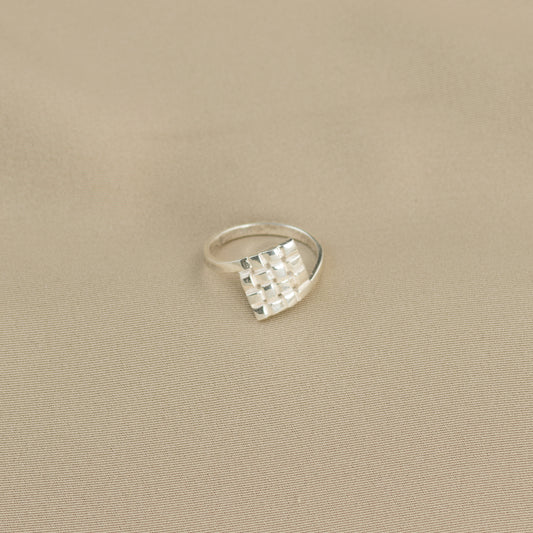 Juweel - Ring - Klein vierkant