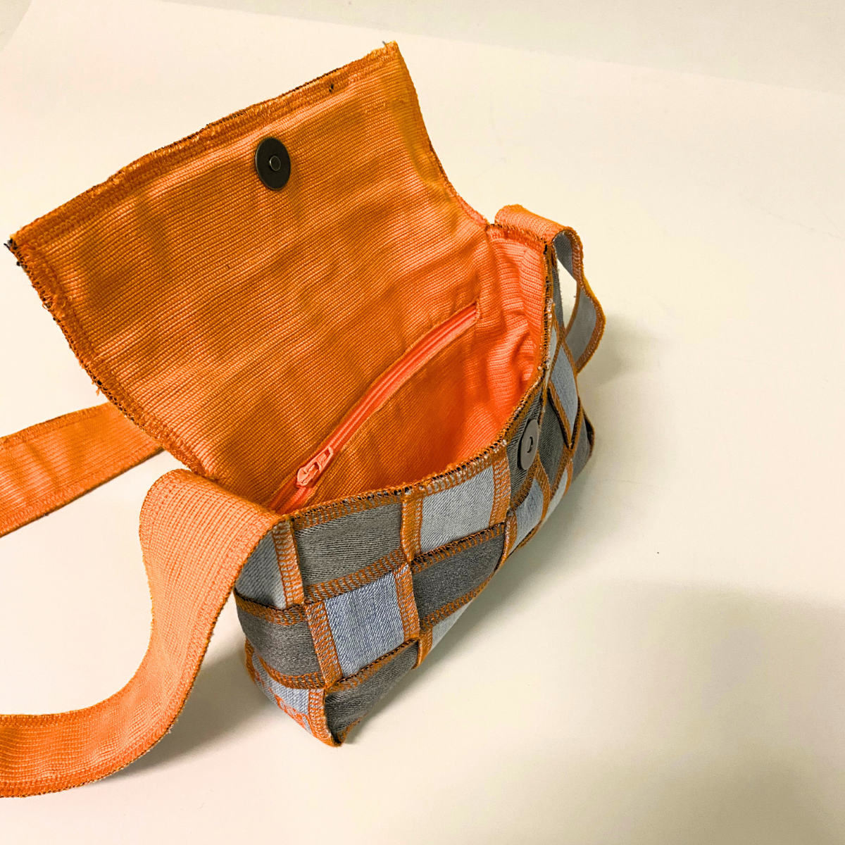 Handtas - ORANJE - Klein 2